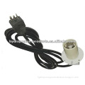 Socket Cord Set--Grow Light/Hydroponics reflector/hood accessory